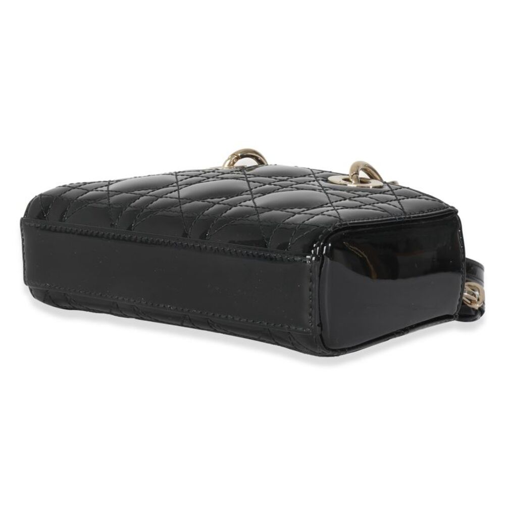 Christian Dior Black Patent Cannage Micro D-Joy - Picture 7 of 7